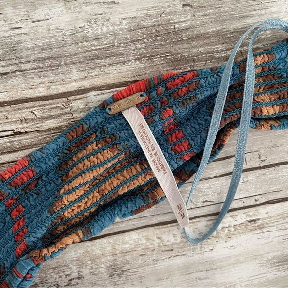 Free People Strapless Mojave Boho Maxi Dress Size M - Picture 12 of 14